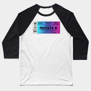MONSTA X Concert Ticket Baseball T-Shirt